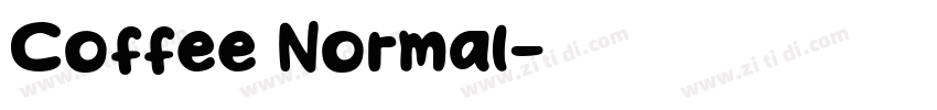 Coffee Normal字体转换
